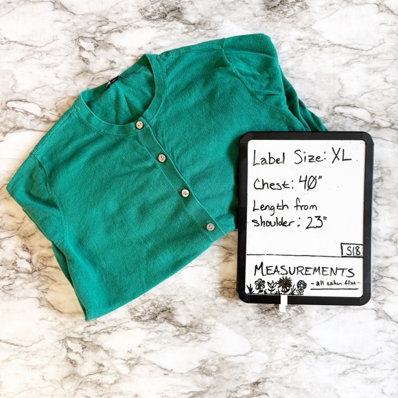 Ann Taylor Emerald Green Cardigan - Picture 2 of 6
